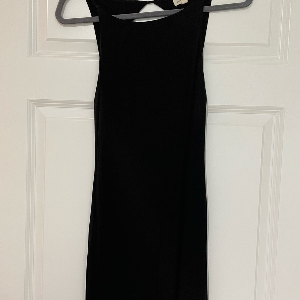 Black Backless Dress